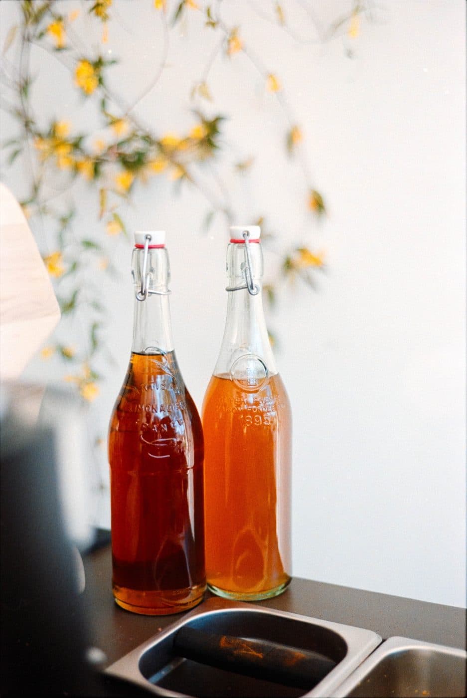 Housemade syrups on the Clement Coffee espresso cart